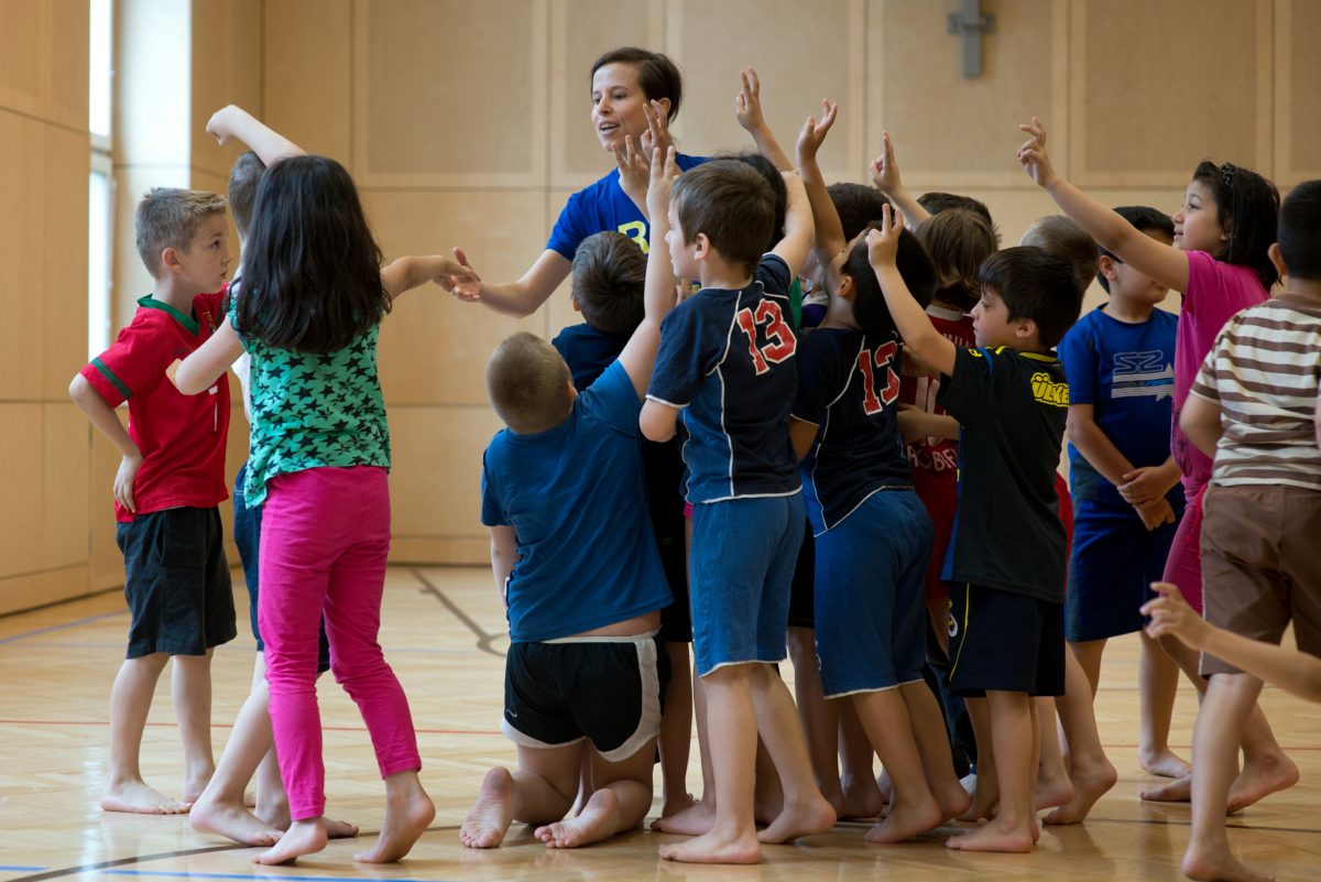 Iva Rehearsal with pupils